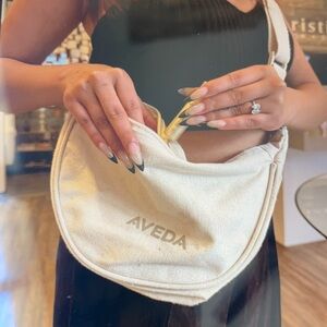 Aveda Crossbody Bag, New in Original Packaging, Linen Color & Texture
